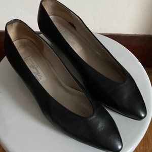 Amalfi Italian Leather Vintage Pumps